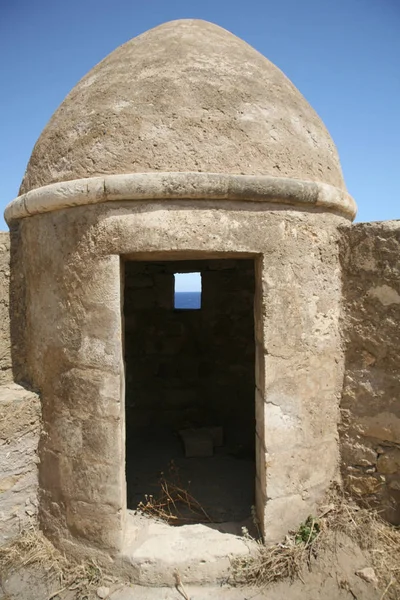 Torreta Defensa Castillo Retimno Creta — Foto de Stock