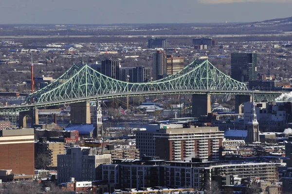 Uitzicht Stad Montreal Quebec Canada — Stockfoto