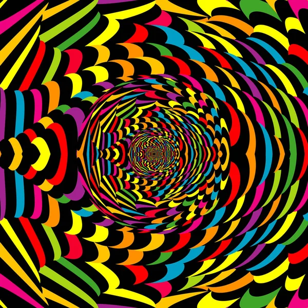 Färgstarka Bakgrund Abstrakt Spiral — Stockfoto