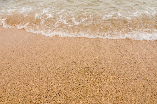 Хвилі Моря Піщаному Пляжі Таїланді — стокове фото