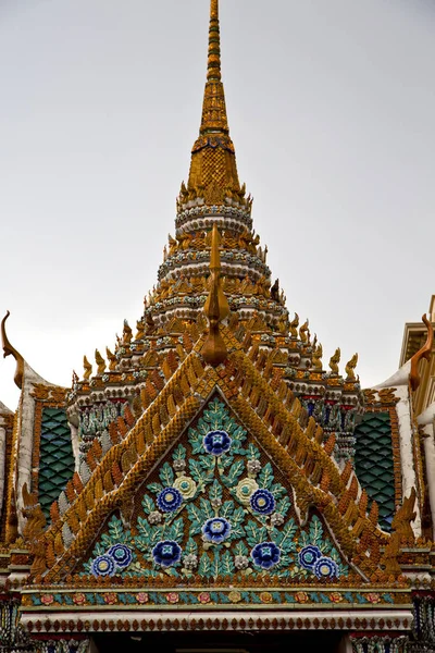 Thailandia Asia Nel Tempio Della Pioggia Bangkok Astratto Croce Colori — Foto Stock