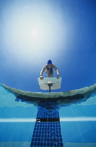 Stock image Swimmer Ready To Dive In Water