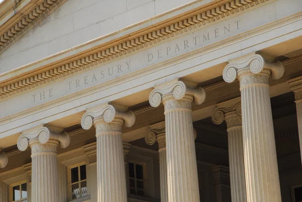 Treasury Department Building Famous Landmark Washington — Stock Photo, Image