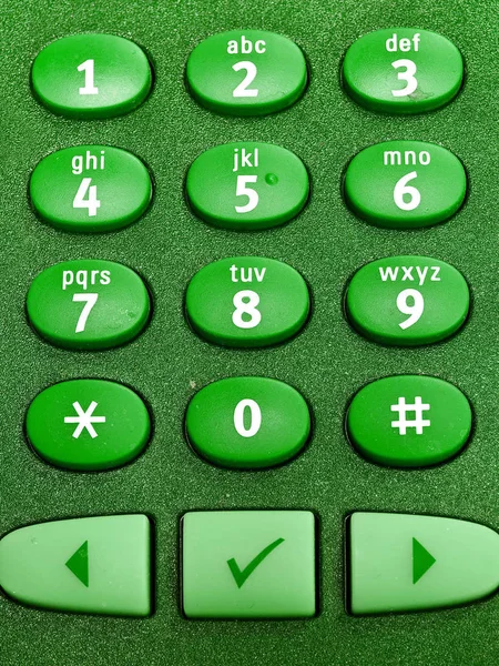 Telefon Knappsats Makro Användbart För Business Bakgrund — Stockfoto