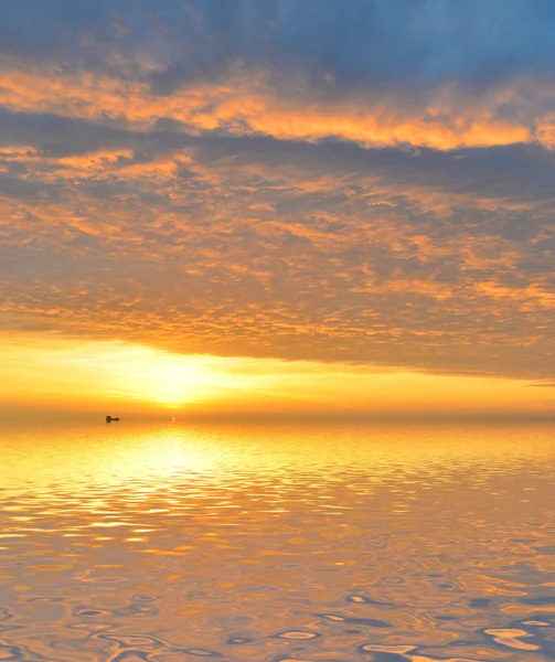 Hemel Sunst Oceaan Achtergrond — Stockfoto