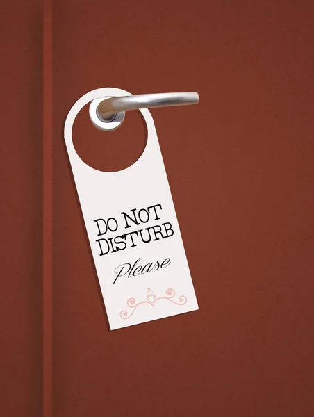 Disturb Sign Door — Stock Photo, Image