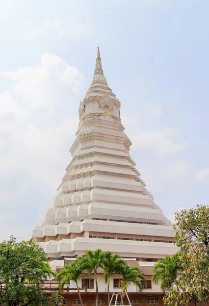 Tayland Tapınağında Güzel Geleneksel Altın Tay Gable — Stok fotoğraf