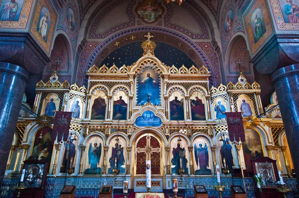 Detalle Del Interior Catedral Uspenski Helsinki — Foto de Stock