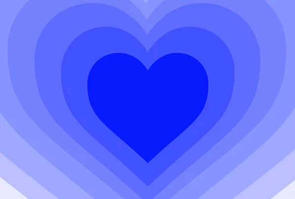 Backgound Forma Cuore Concetto Amore Blu — Foto Stock