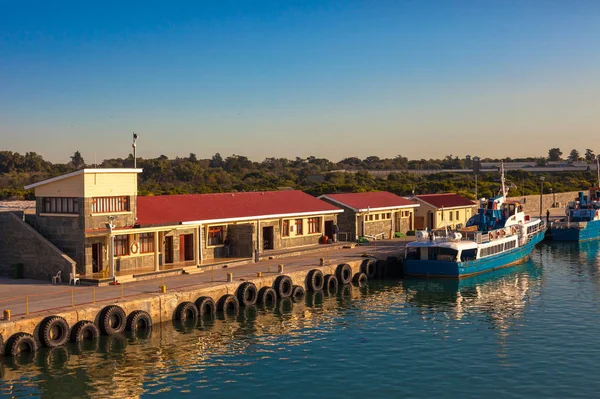 Robben Island Hapishanesi Ndeki Rıhtım Güney Afrika — Stok fotoğraf