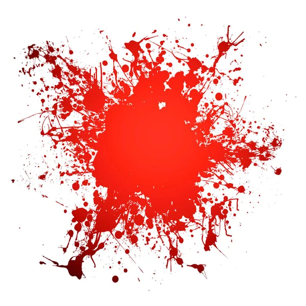 Tinta Sangue Vermelho Splat Com Espaço Para Adicionar Sua Própria — Fotografia de Stock