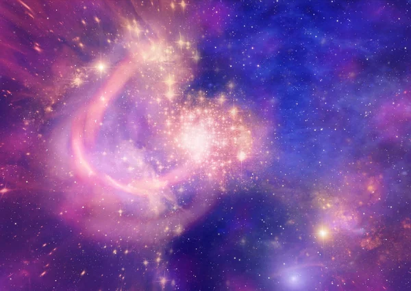Звездное Поле Космосе Туманности Газовые Заторы Элементы Этого Изображения Предоставленного — стоковое фото