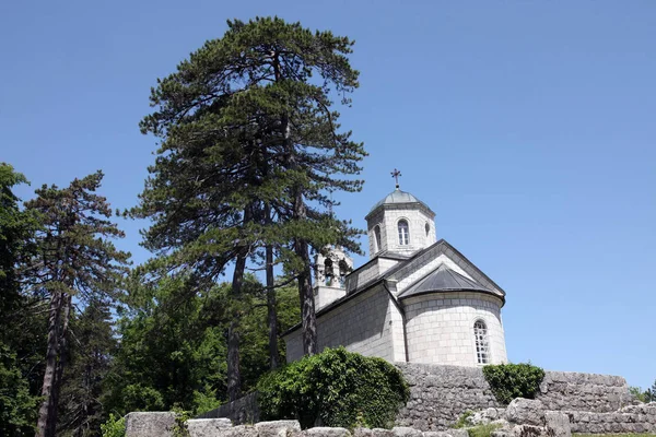 Ortodoxní Soud Kostel Postavený Roce 1450 Cetinje Staré Město Černé — Stock fotografie