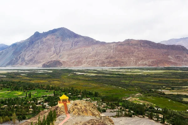Nubra Vadisinde Doğal Manzara Leh Ladakh Jammu Kashmir Hindistan — Stok fotoğraf