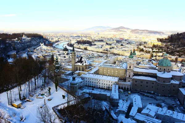 Vista Sobre Salzburgo Austria — Foto de Stock