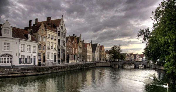 Ciudad Brujas Bélgica Hermoso Destino Turístico Europa —  Fotos de Stock