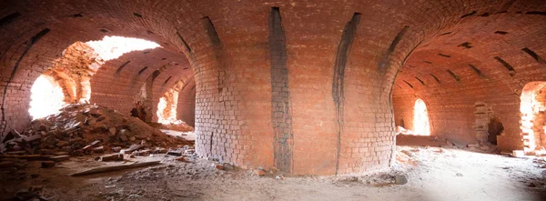 Ruinas Una Fábrica Industrial Muy Contaminada Serie Industrial — Foto de Stock