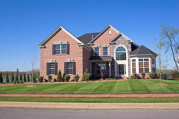 Mooi Huis Welvarende Wijk — Stockfoto