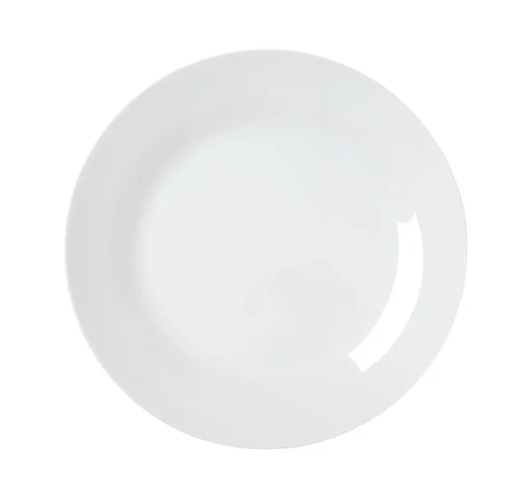 Σύγχρονη Απλό Λευκό Πιάτο — Φωτογραφία Αρχείου