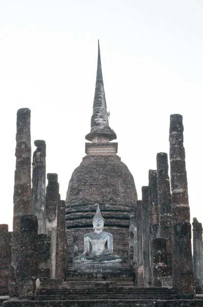 Buddha Szobor Wat — Stock Fotó