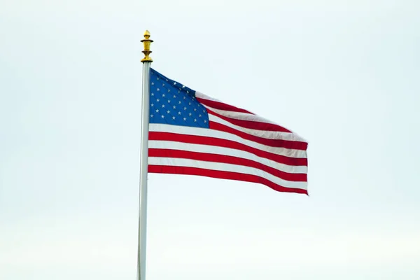 Αμερικανική Σημαία Φλάνδρα Πεδίο Βέλγιο Waregem — Φωτογραφία Αρχείου