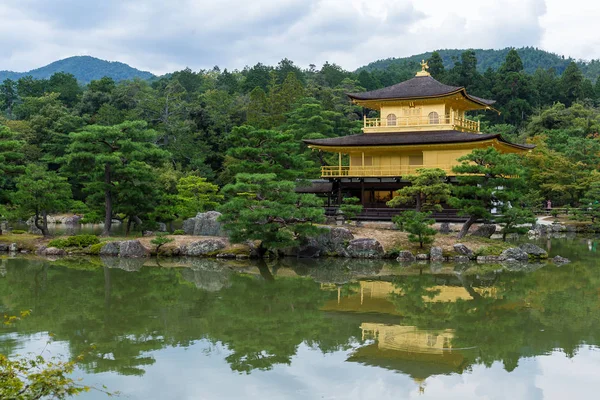 Θέα Στο Ναό Kinkakuji Ιαπωνία — Φωτογραφία Αρχείου