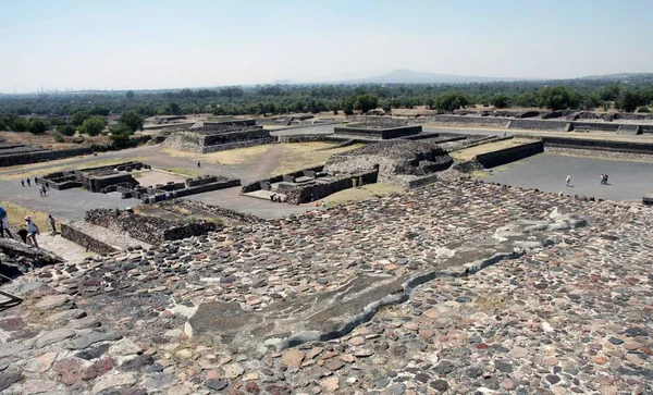 Vista Pirámides Teotihuacán México — Foto de Stock