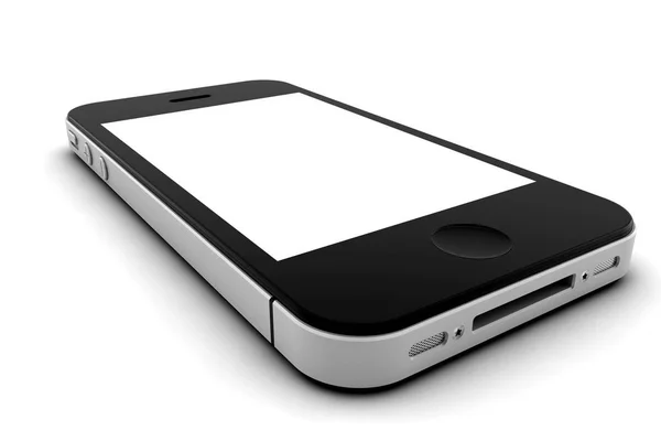 Mobile Phone Blank Screen Copy Space — Stock Photo, Image