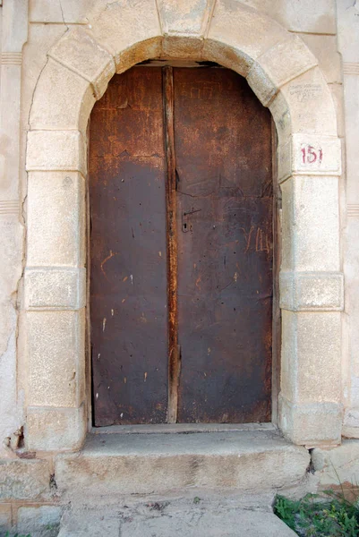 古いドアの詳細ビュー — ストック写真