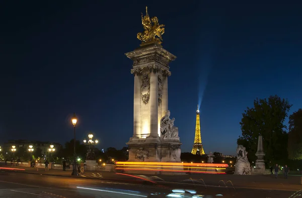 Invalidebroen Sobre Sena Paris — Fotografia de Stock