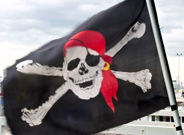 風の海賊旗 — ストック写真