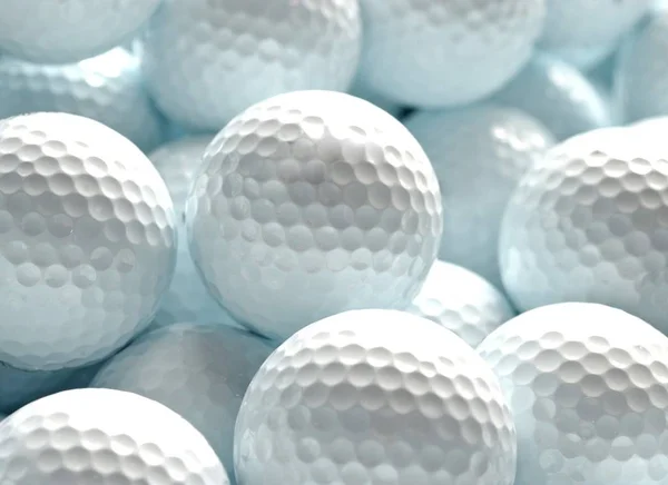 Fehér Golflabda Lehet Használni Háttérben — Stock Fotó