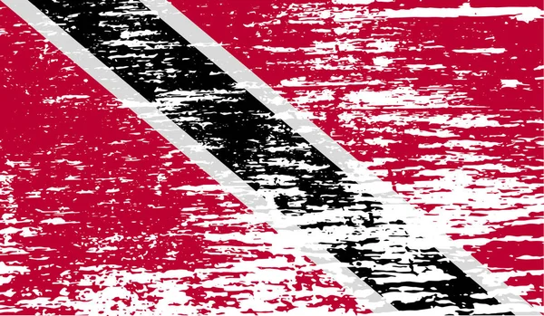 Flag Trinidad Tobago Old Texture Illustration — Stock Photo, Image