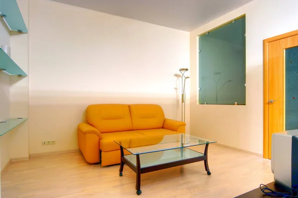 Wohnzimmer Mit Modernen Möbeln — Stockfoto
