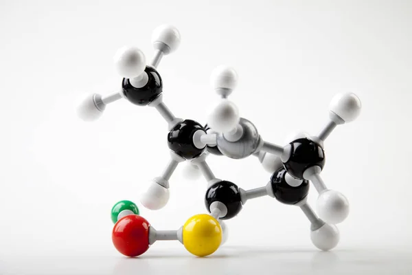 Construção Molecular Conceito Químico Moderno Brilhante — Fotografia de Stock