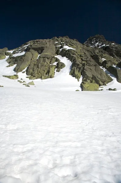 Nieve Gredos Montañas Avila España — Foto de Stock