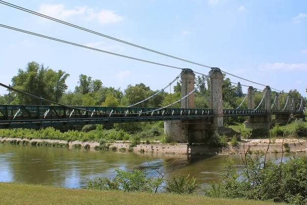 Pont Con Estancia Loira Cerca Briare — Foto de Stock