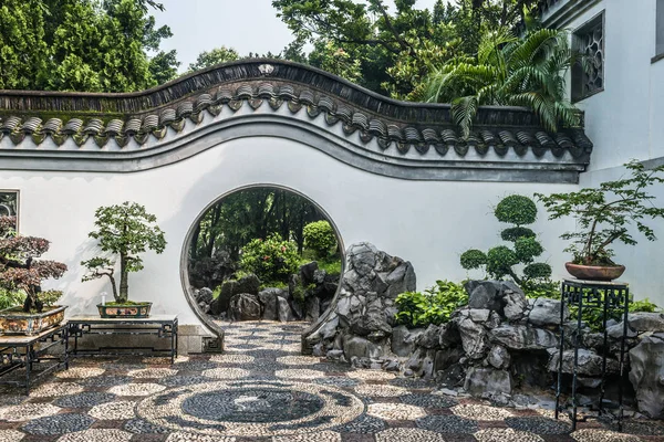 Bonsai Garden Kowloon Walled Stads Park Hong Kong — Stockfoto