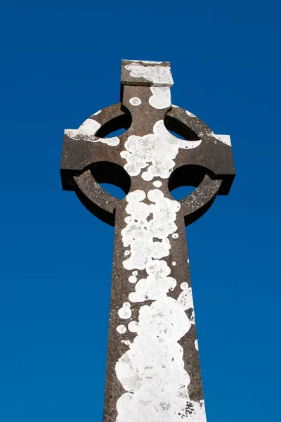 Keltský Kříž Irské Hřbitov — Stock fotografie