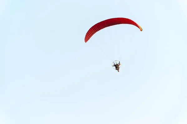 Paratrooper Vliegen Lucht — Stockfoto