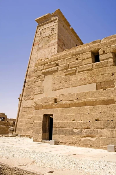 Afbeelding Van Tempel Van Philae Buurt Van Aswan Egypte — Stockfoto