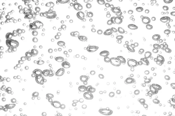 Burbujas Flotantes Aisladas Blanco — Foto de Stock