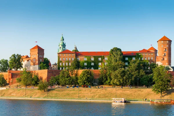 Wawel Castle Est Situé Sur Une Colline Une Altitude 228 — Photo