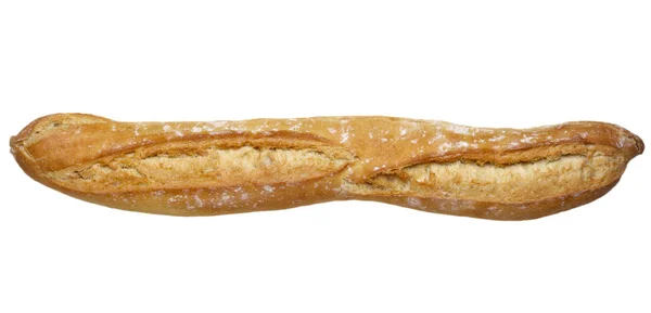 Foto Baguette Isolado Branco — Fotografia de Stock