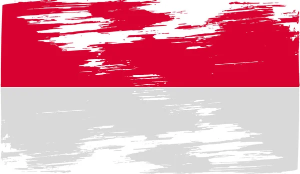 Bandiera Monaco Con Vecchia Texture Illustrazione — Foto Stock