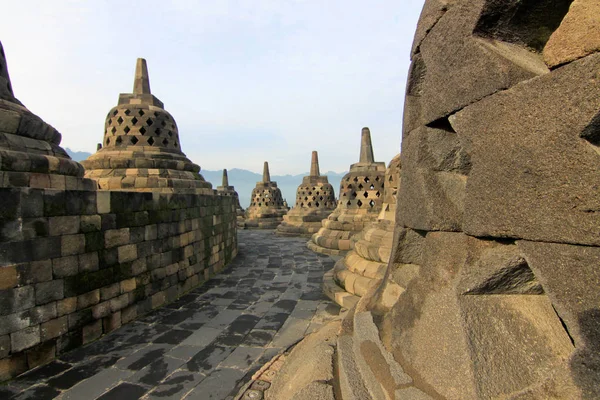 Yogyakarta Daki Borobudur Tapınağı Java Adası Endonezya — Stok fotoğraf