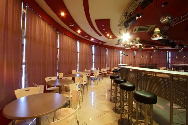 Interior Del Club Nocturno Con Bar Una Escena — Foto de Stock