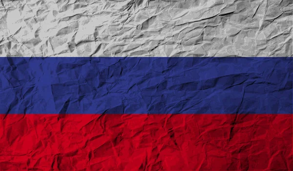 Flaga Rosji Starą Teksturą Ilustracji — Zdjęcie stockowe