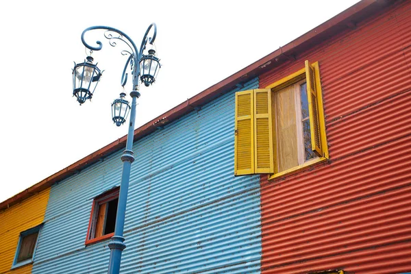 Los Coloridos Edificios Boca Buenos Aires Argentina — Foto de Stock