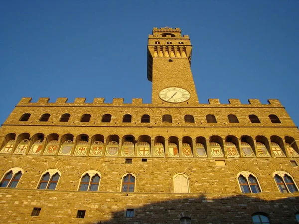 Palazzo Vecchio Florencia Toscana Italia — Foto de Stock